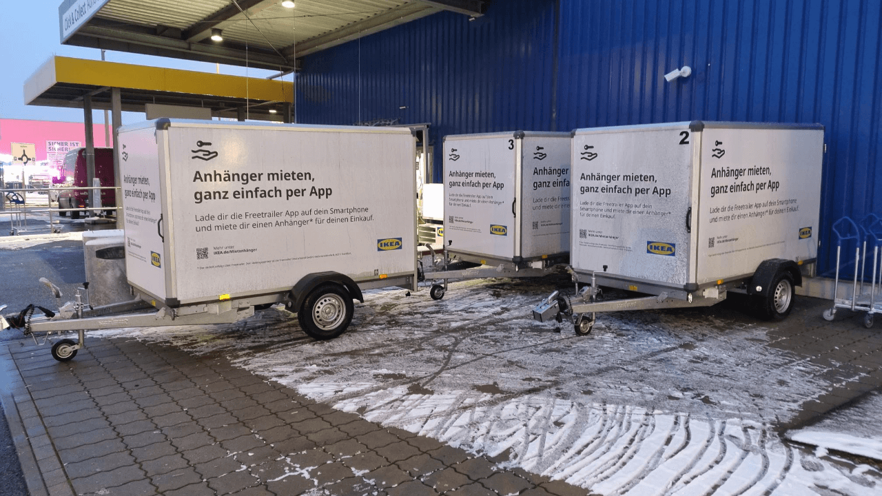 Kostenlosem Anhängerverleih in Essen und Leipzig